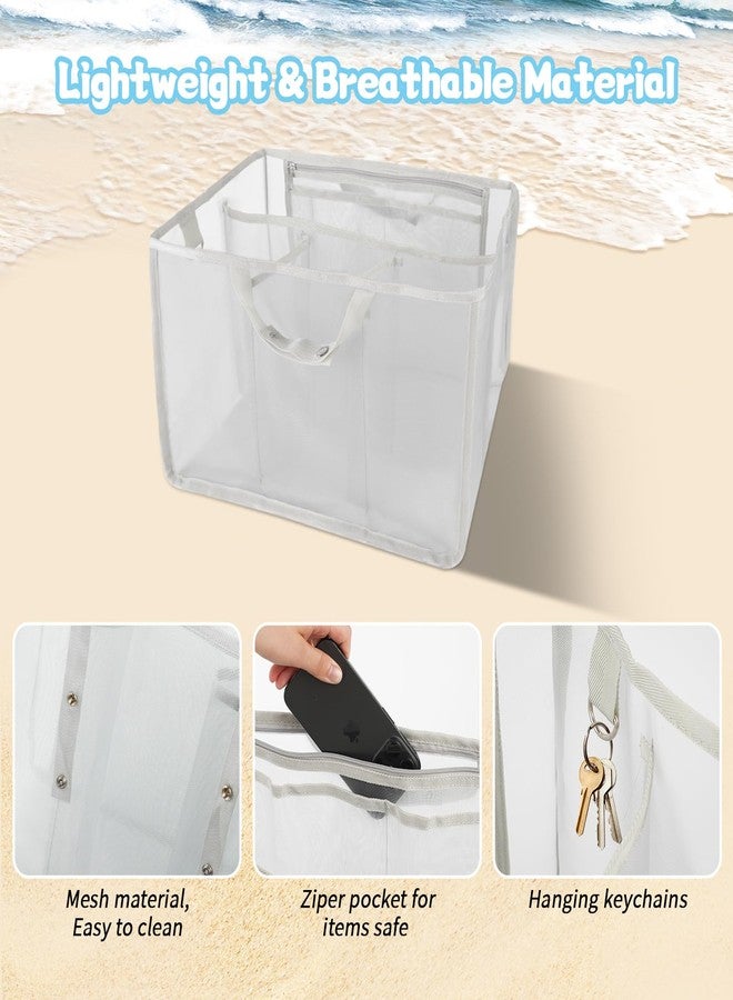 BeadRiver Beach Bag Organizer Lightweight Handbag Organizer for X Large Bag Accessories Inserts Original XL Mesh Insert Divider Pouch - Image 3